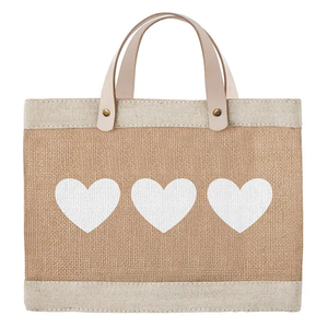 The Mini Market Tote - Hearts