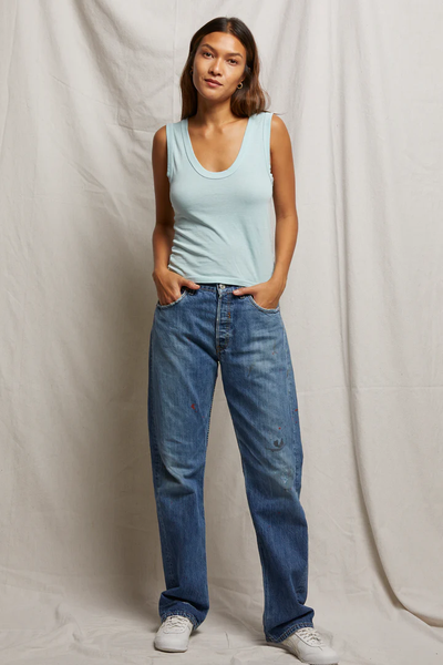 The Khara Tank Iced Aqua