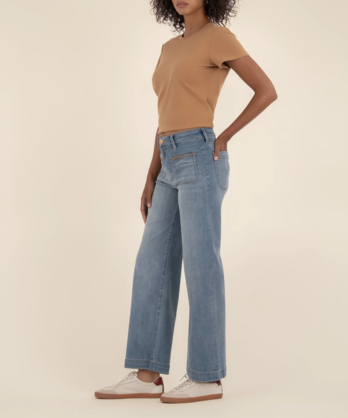 The Meg Wide Leg w/Whipstitch