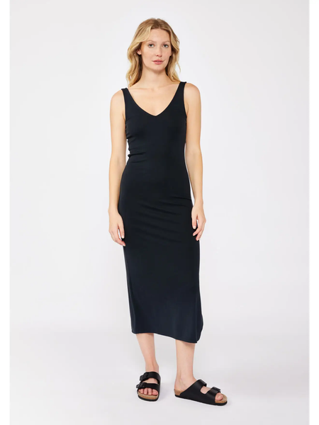 The Ella Jersey Side Slit Dress