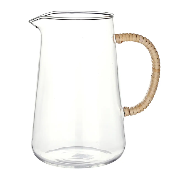 The Rattan Handle Pitcher - Tall