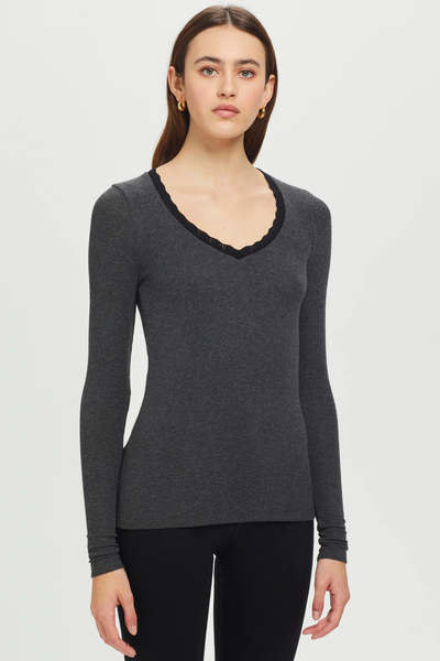 The Verona V Neck Top
