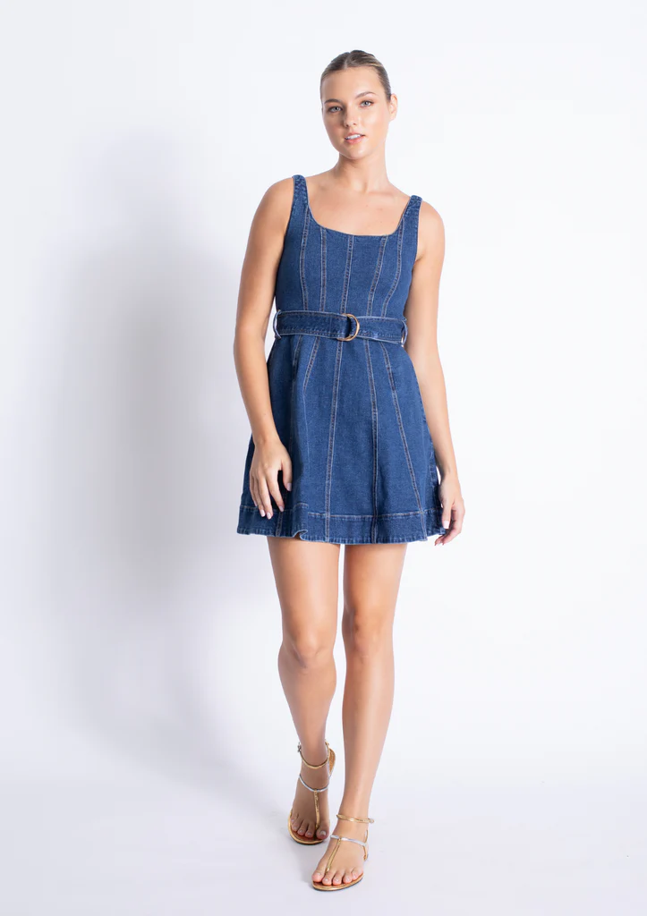The Liliana Denim Mini Dress