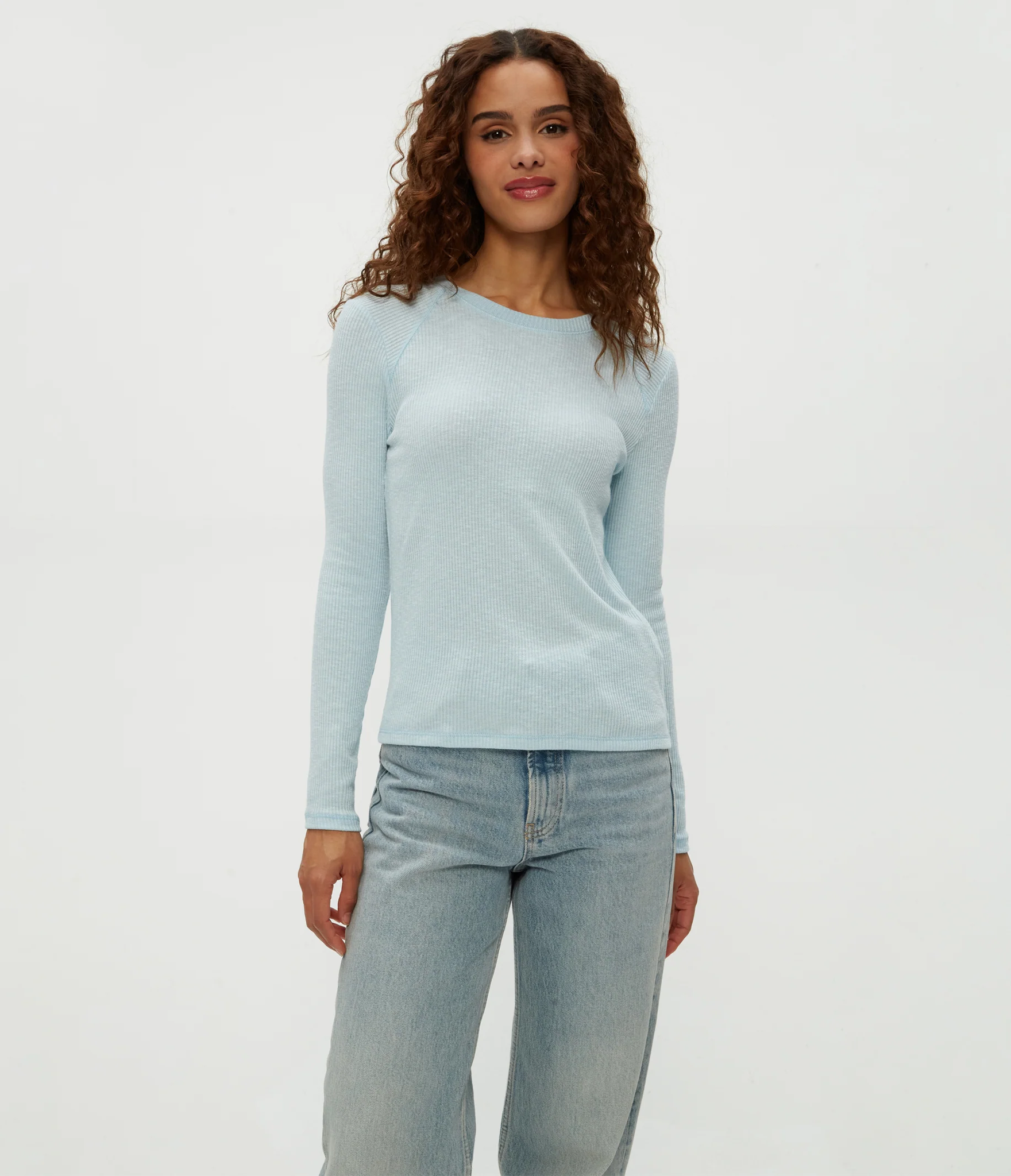 The Paige Long Sleeve Cozy Crew Top