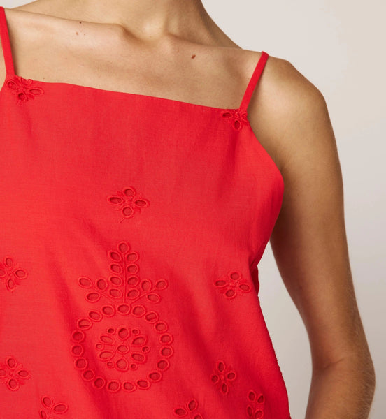 The Thandi  Eyelet Mini Dress