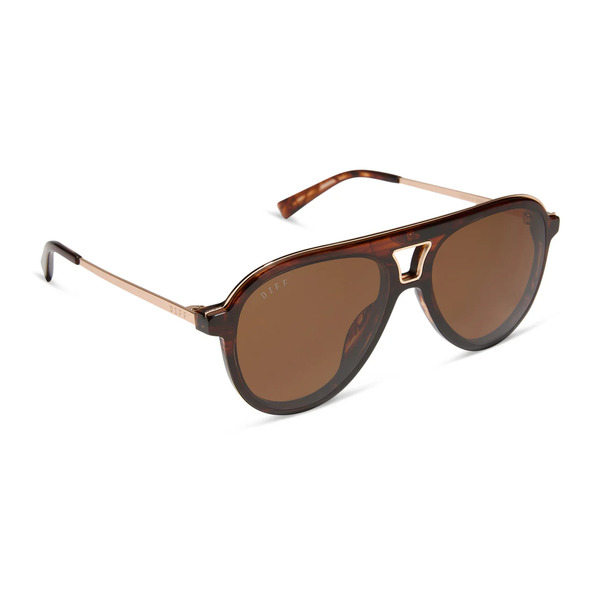 The Aviator Tortoise Brown