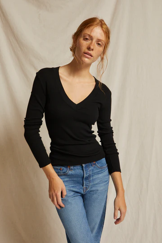 The Viola Luxe Rib Long Sleeve
