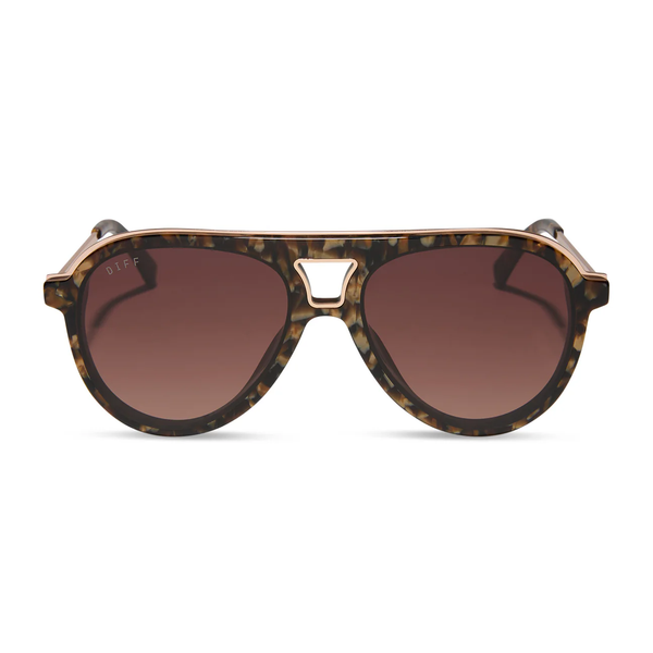 The Tortoise Gold Glint Aviator