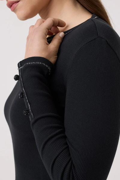 The Celeste Organic Micro Rib Top
