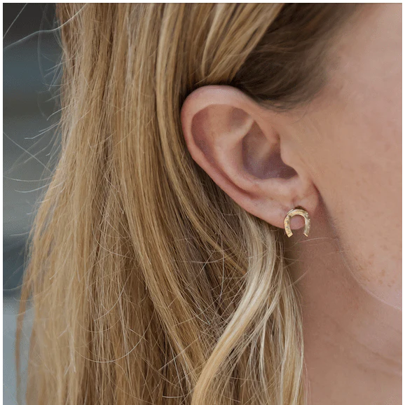The 14k Gold Filled  Horseshoe Stud