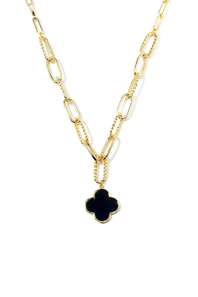 The Paperclip Clover Necklace
