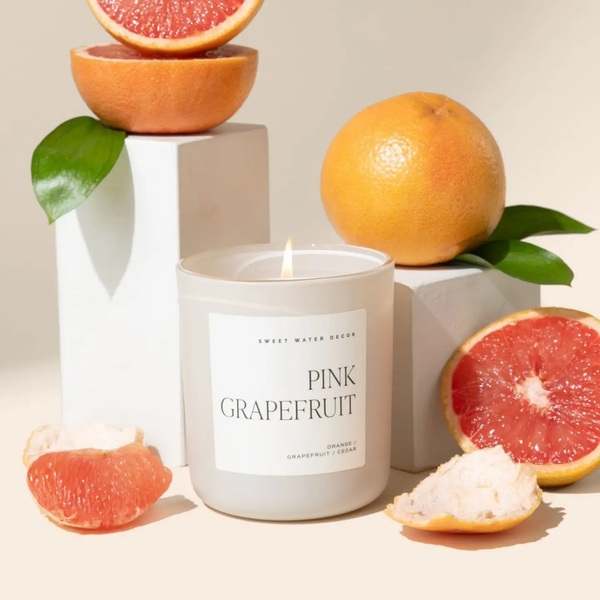 The *New* Pink Grapefruit Soy Candle 15 oz