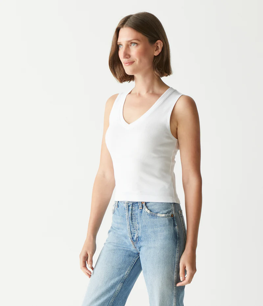 The Max Crop V Neck Tank