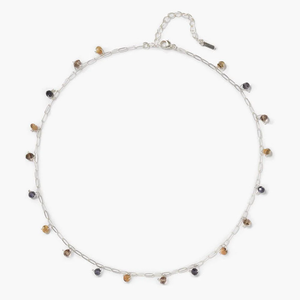 The Multi Stone Sterling Silver Cayman Necklace