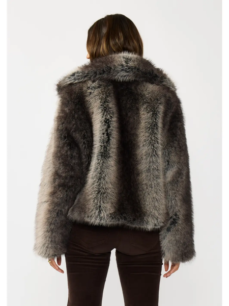 The Ombre Fiona Faux Fur Jacket