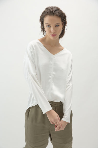 The Cindy Mixed Media Pullover