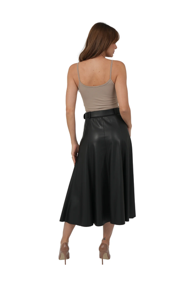 The Mercedes PU Skirt
