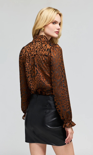 The Priya Leopard Blouse