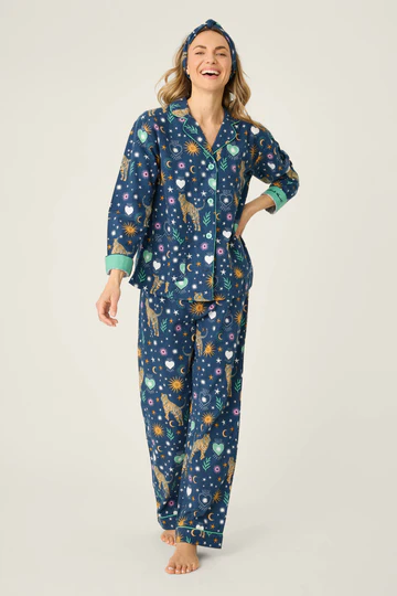 The Wild At Heart 3-Piece Flannel PJ Set