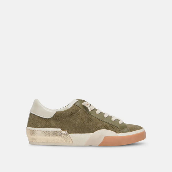 The Zina Suede Perforated Sneaker