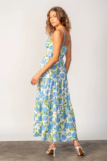 The Kamila Coastal Floral  Dress