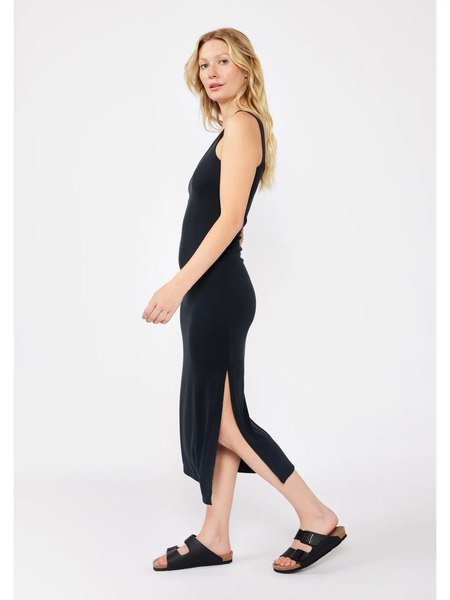 The Ella Jersey Side Slit Dress