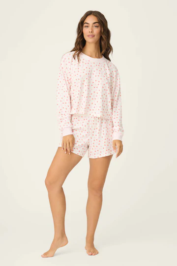 The Boyfriend Boxer Heart to Heart PJ Short Set