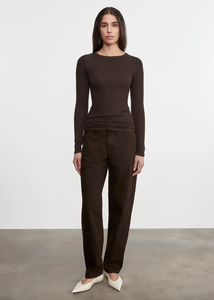 The Silk Rib L/S Crew