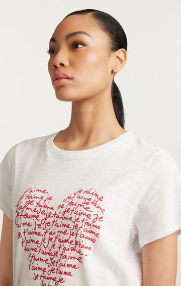 The Je T'aime Heart Tee