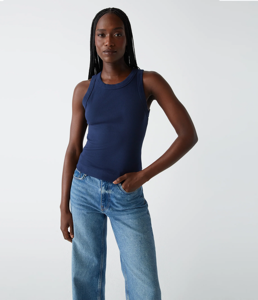 The Gina Ribbed Crop Tank