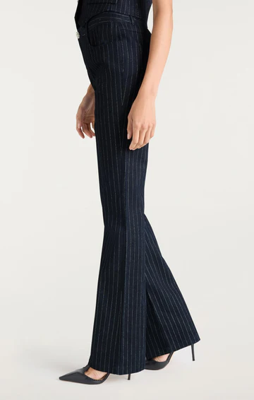 The Metallic Pinstripe Shailene Pant