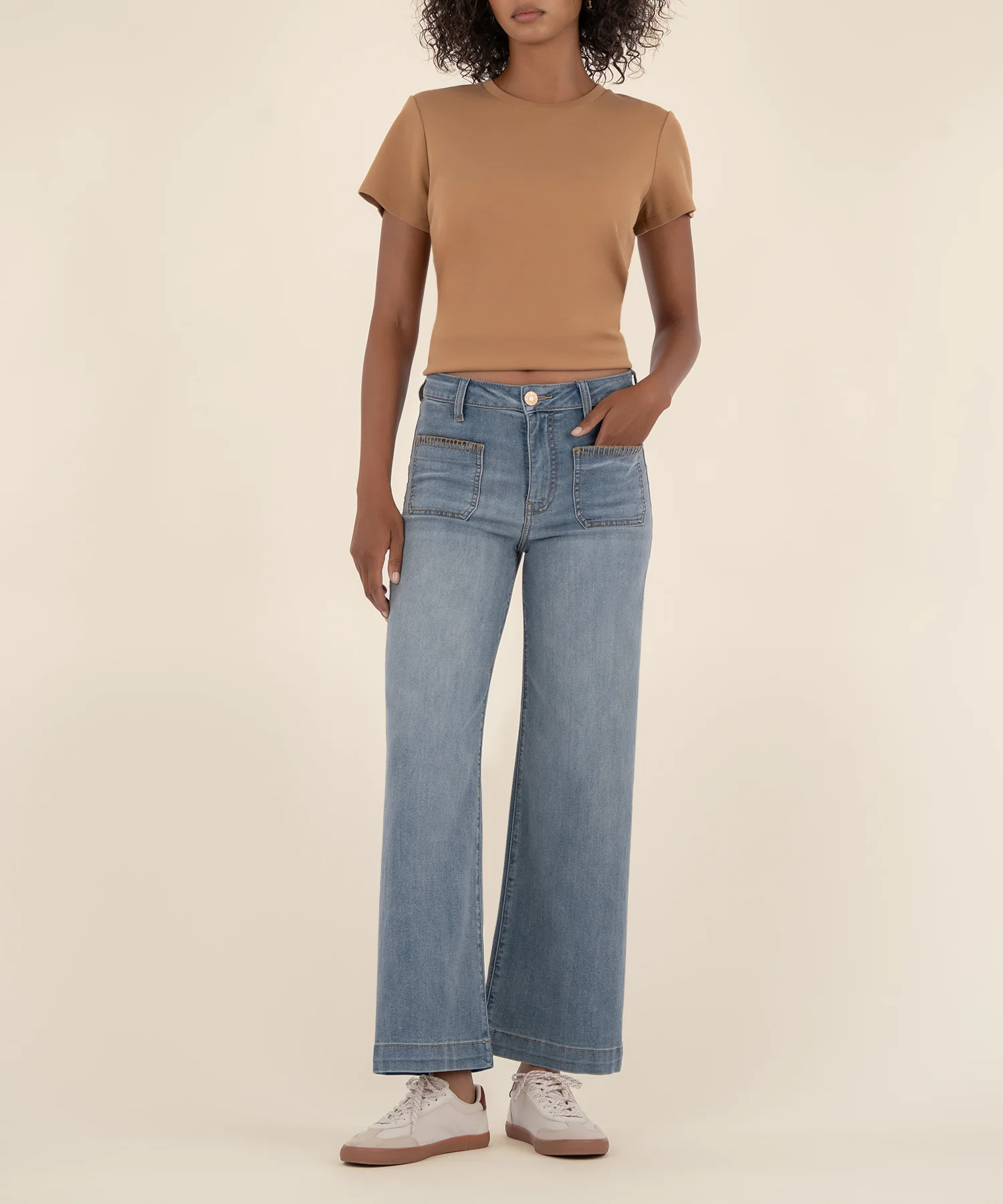 The Meg Wide Leg w/Whipstitch