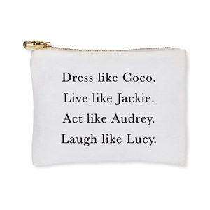 The Dress Like Coco Zip Pouch
