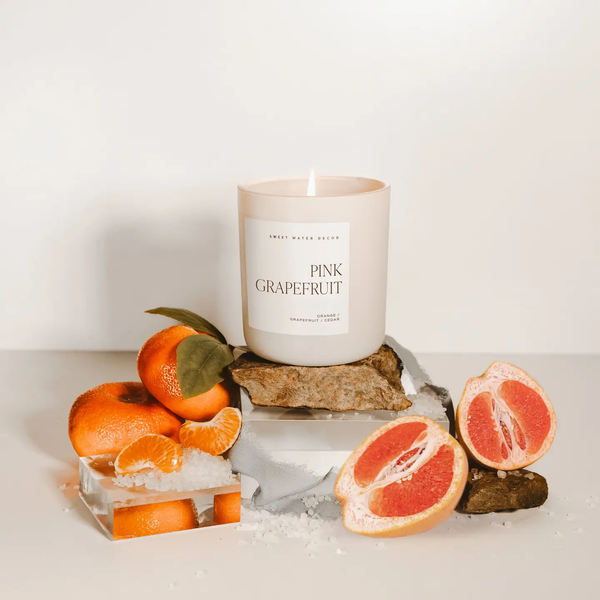 The *New* Pink Grapefruit Soy Candle 15 oz