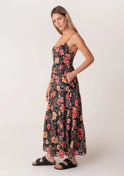 The St. Helena Tiered Floral Dress
