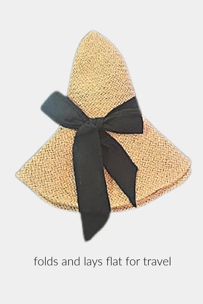 The Packable Straw Beach Hat