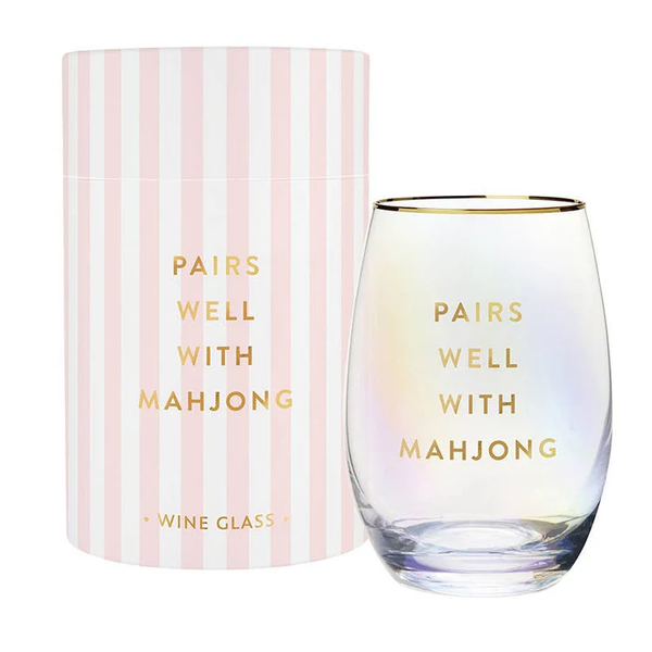 The Gold Foil Stemless Wine Glass