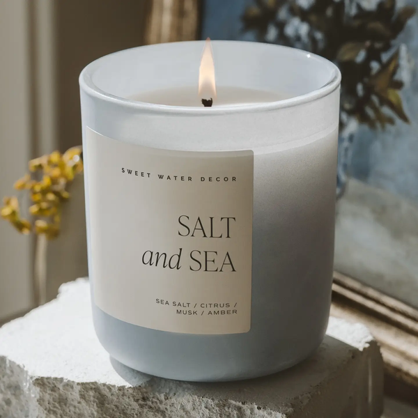 The Salt and Sea 15 oz Soy Candle