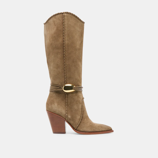 The Jody Boots Taupe Suede