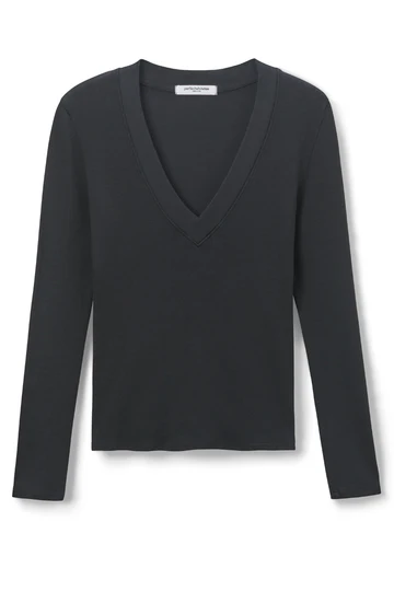 The Viola Luxe Rib Long Sleeve