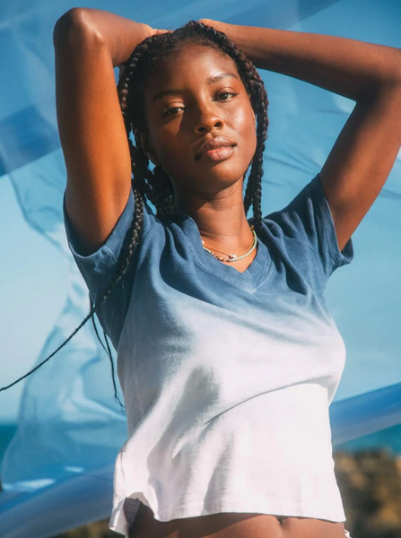 The Classic V Neck Tee - Ombre