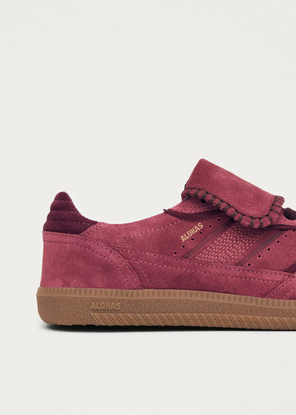 The Club Suede Raspberry Leather Sneaker