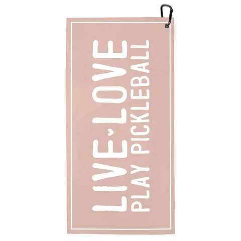 The Live Love Play Pickleball Sports Towel