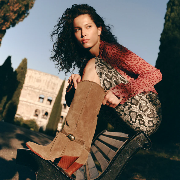 The Jody Boots Taupe Suede