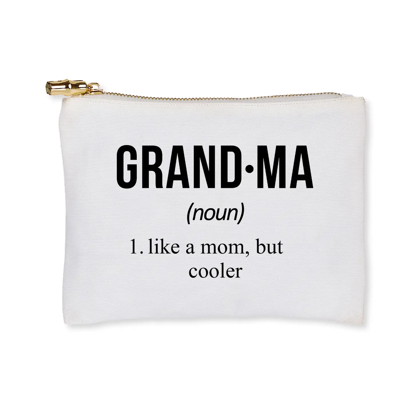 The Grand-Ma Zip Pouch👑🩷