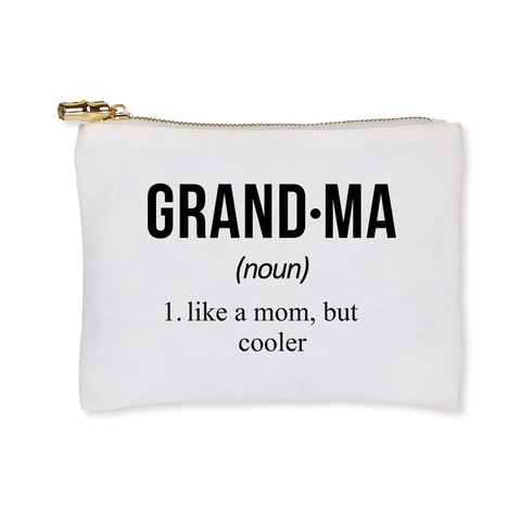 The Grand-Ma Zip Pouch👑🩷