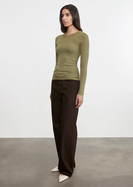 The Silk Rib L/S Crew