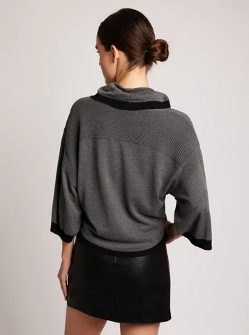 The Portola Heathered Cowl Neck Sweater