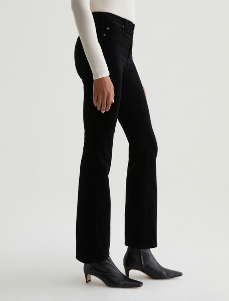 The Farrah Boot Velvet - Black