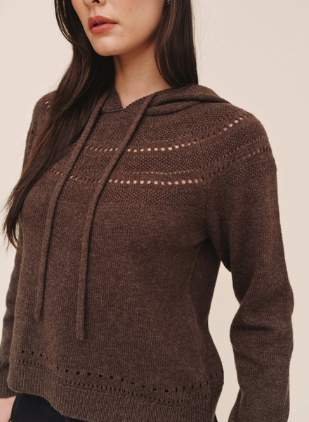 The Pointelle Fairlsle Hoodie
